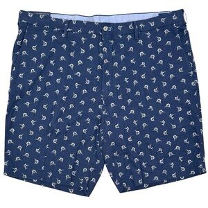 Polo Ralph Lauren Classic Fit Linen Blend Shorts Size 44